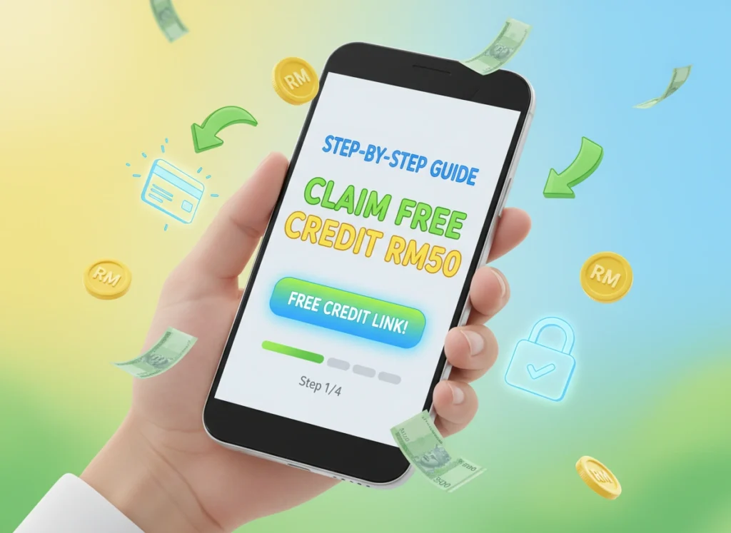 Step-by-Step Guide to Claim Free Credit RM50 via Free Credit Link
