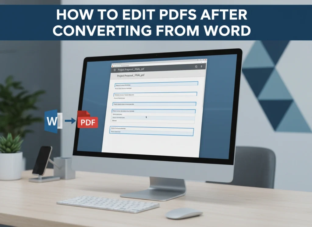 How to Edit PDFs After Converting from Word